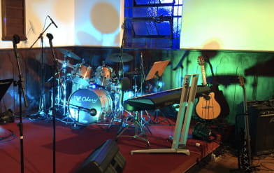 Foto de instrumentos musicais